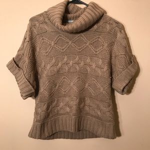 Turtle neck tan sweater